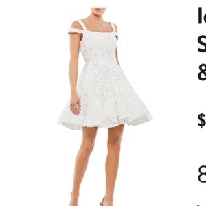 Mac Duggal Sequin Fit and Flare Cocktail Dress